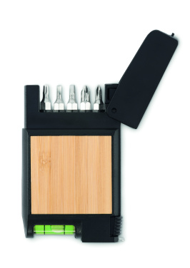 Logo trade promotional items image of: Multifunctional measuring tape