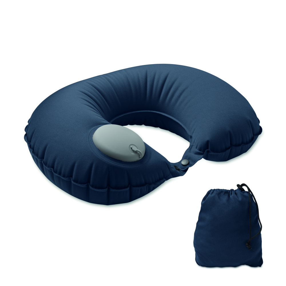 Logo trade promotional gifts picture of: Fast inflatable travel pillow