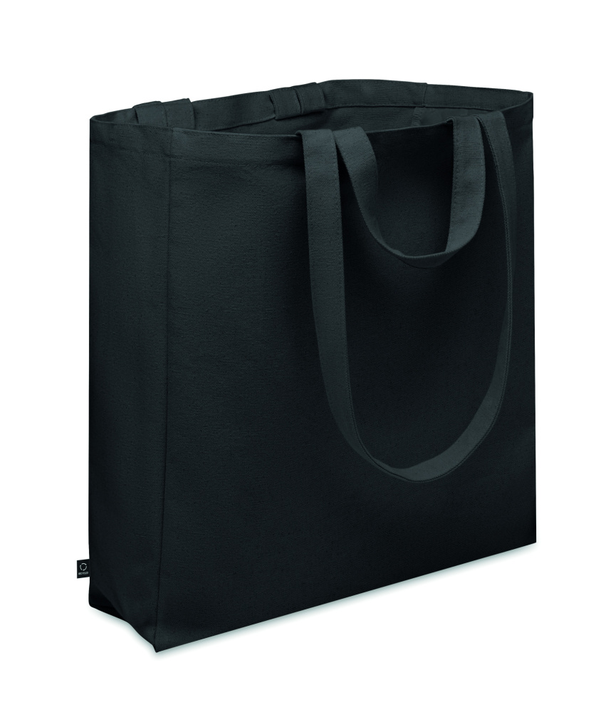 Logotrade promotional item picture of: Recycled cotton shopping bag