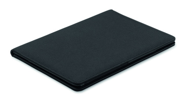 Logo trade promotional gifts image of: A5 portfolio 300D RPET