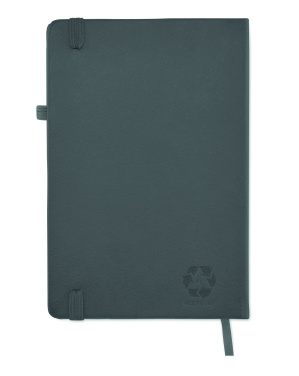Logo trade promotional gifts picture of: Recycled Leather A5 notebook