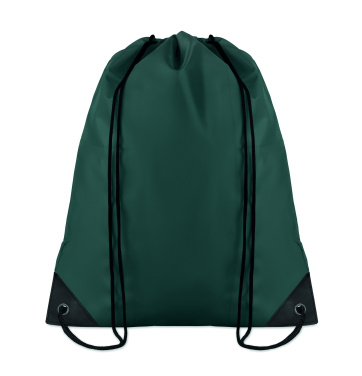 Logo trade business gifts image of: 190T Polyester drawstring bag