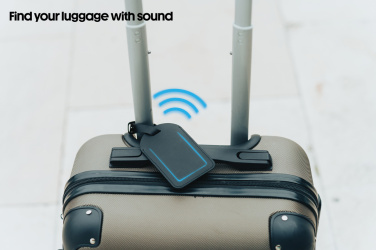 Logotrade promotional giveaway image of: Globetrack RCSrPolyester luggage tag with worldwide locating