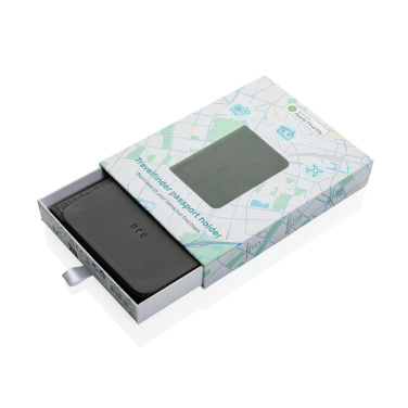 Logotrade advertising product image of: Trackmate RCS rpolyester passport holder worldwide locating