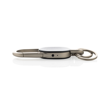 Logo trade corporate gifts picture of: Keyfinder keychain with worldwide locating and USB C