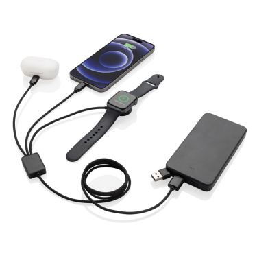Logotrade promotional product image of: Terra RCS rPET 6-in-1 charging cable with watch charger