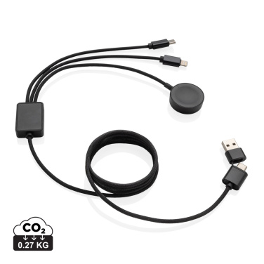 Logotrade promotional items photo of: Terra RCS rPET 6-in-1 charging cable with watch charger