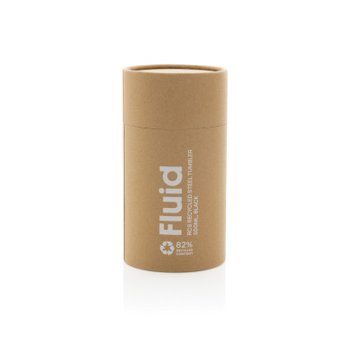 Logotrade corporate gift image of: Fluid RCS certified recycled steel tumbler 500ml