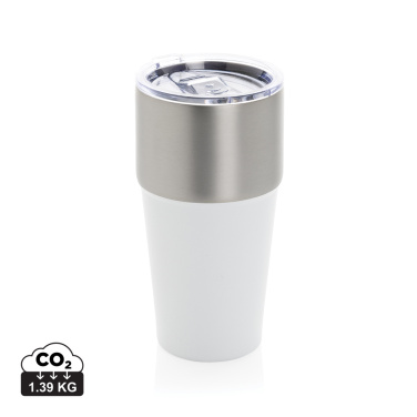 Logotrade business gift image of: Fluid RCS certified recycled steel tumbler 500ml