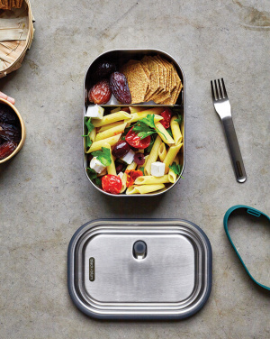 Logo trade corporate gifts picture of: Black+Blum Stainless Steel Lunch Box Large