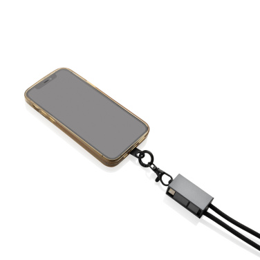 Logotrade business gifts photo of: Terra RCS recycled PET phone cord with dual charge cable