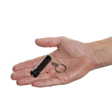 Logo trade promotional merchandise photo of: Flash RCS recycled aluminium keychain torch