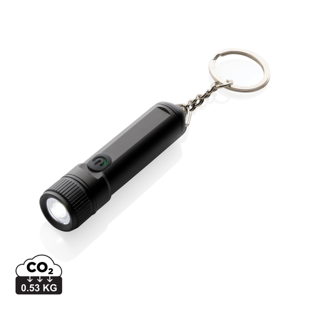 Logo trade advertising product photo of: Gear X rechargeable ultra bright keychain torch
