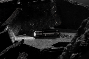 Logo trade corporate gift photo of: Gear X rechargeable ultra bright keychain torch