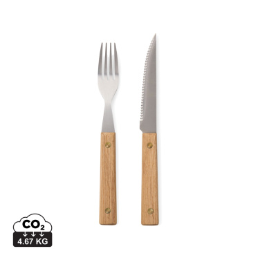 Logo trade promotional gift photo of: VINGA Paso 8 pcs bbq cutlery set