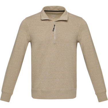 Logotrade corporate gift picture of: Tin unisex Aware™ recycled quarter zip sweater