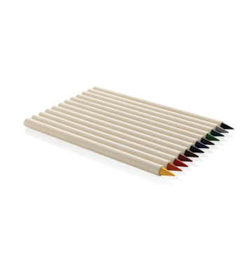 Logo trade promotional items image of: Micki GRS infinity 12pc coloring pencil set