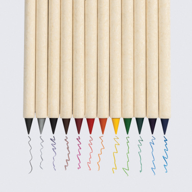 Logotrade corporate gift picture of: Micki GRS infinity 12pc coloring pencil set