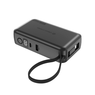 Logo trade promotional gifts image of: Urban Vitamin Eureka hybrid GANcharger 10000mah powerbank65W