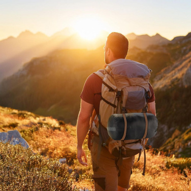 Logo trade promotional gift photo of: Sleeping bag TROMES Schwarzwolf