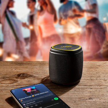 Logotrade advertising product picture of: Bluetooth speaker HERMON Schwarzwolf