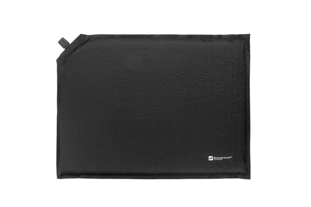 Logotrade promotional product picture of: Inflatable cushion ANTERO Schwarzwolf