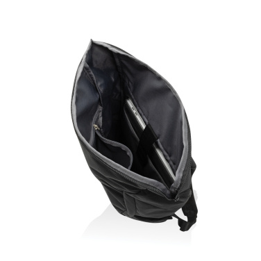 Logotrade promotional gift picture of: Swiss Peak Aware™ RPET Leonard 15.6 inch laptop backpack