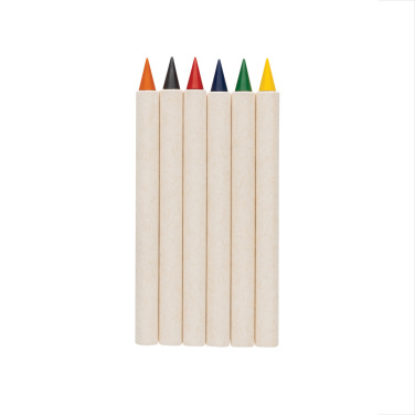 Logo trade promotional gift photo of: Micki GRS infinity 6pc colouring pencil set