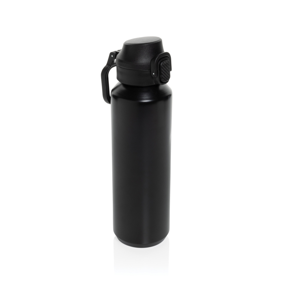 Logotrade promotional gifts photo of: Via RCS Re-steel lockable sport bottle 600ML