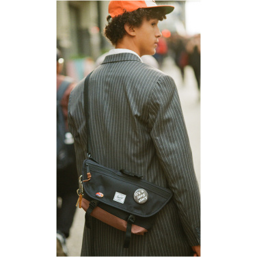 Logo trade promotional merchandise image of: Herschel Cove recycled messenger bag 22.5L