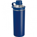 Double-walled stainless steel bottle Monza, navy blue