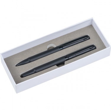 Logo trade corporate gift photo of: Elegant MoLu writing set Santa Rosa