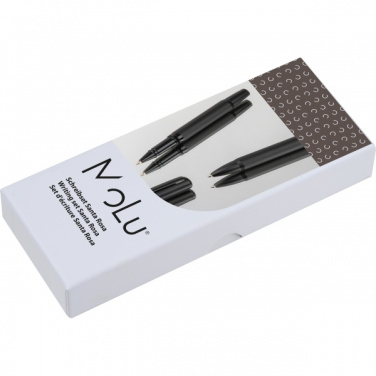 Logo trade promotional merchandise photo of: Elegant MoLu writing set Santa Rosa