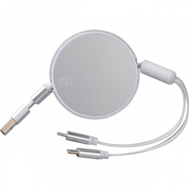 Logo trade promotional products picture of: Charging cable made from recycled aluminum Ostend