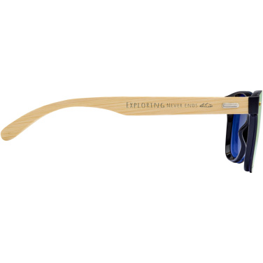 Logotrade business gift image of: Tan sunglasses with bamboo temples