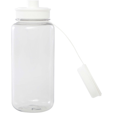 Logotrade promotional product image of: Ryder 900 ml RCS certified RPET sport bottle with multi-function lid