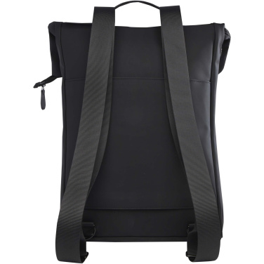 Logo trade business gifts image of: Turner 15.6" GRS recycled roll-top laptop backpack 12L