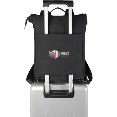 Logotrade corporate gift image of: Turner 15.6" GRS recycled roll-top laptop backpack 12L