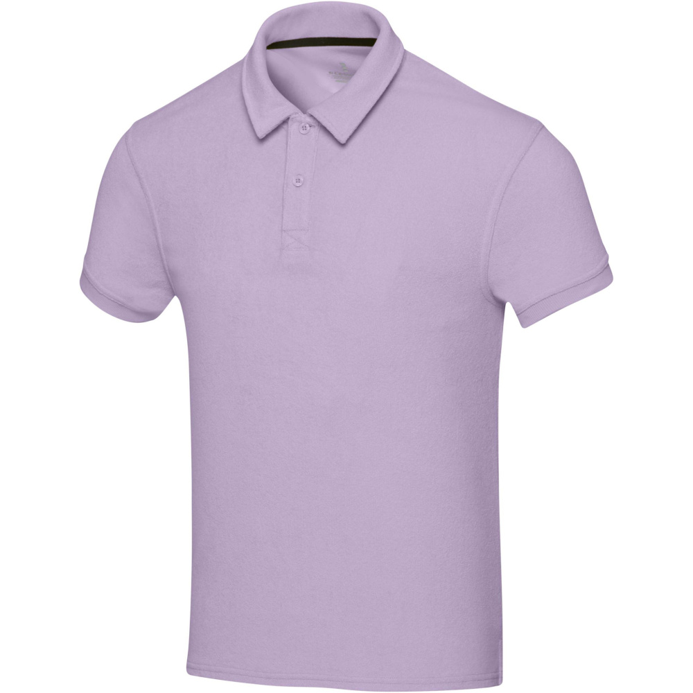Logo trade advertising products image of: Akoya recycled terry unisex polo