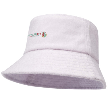 Logo trade promotional gifts image of: Melo GRS recycled terry sun hat