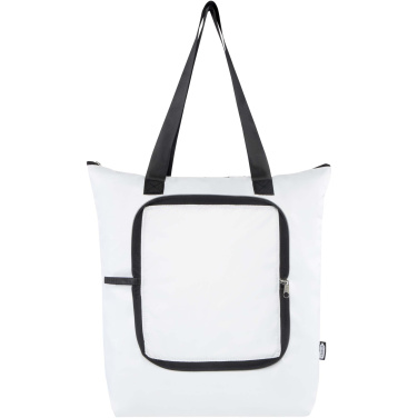 Logotrade advertising product image of: EcoFold RPET foldable tote cooler bag 15L