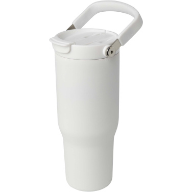 Logo trade corporate gifts picture of: Bronx 900 ml RCS recycled stainless steel copper vacuum insulated tumbler with dual function lid