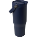 Bronx 900 ml RCS recycled stainless steel copper vacuum insulated tumbler with dual function lid, Navy