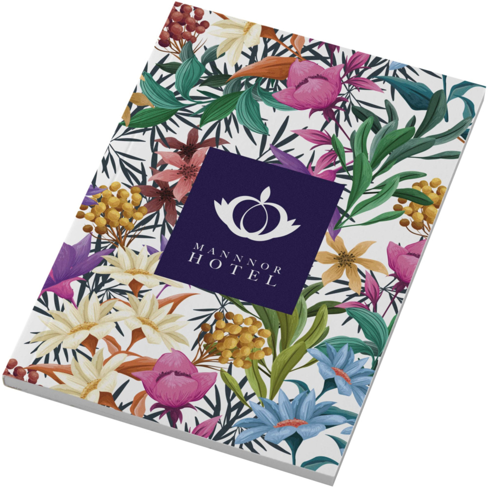 Logo trade promotional products picture of: Novella Austen A6 soft cover notebook - 50 sheets