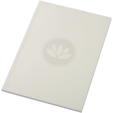 Logo trade promotional giveaways image of: Novella Austen A5 recycled soft cover notebook - 50 sheets