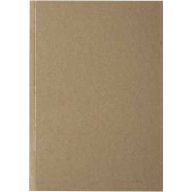 Logotrade advertising product image of: Novella Austen A5 recycled soft cover kraft notebook - 100 sheets