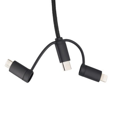 Logotrade promotional product image of: Cable 4in1 with illuminated logo - LH-ZM02