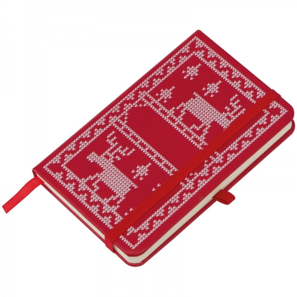 Logo trade corporate gift photo of: A6 Notebook with Christmas design