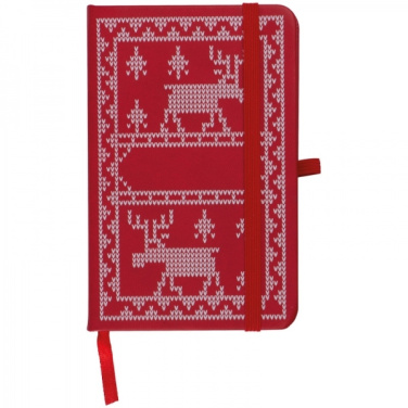 Logo trade corporate gifts image of: A6 Notebook with Christmas design