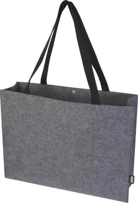 Logo trade promotional products picture of: Felta GRS recycled felt gusset tote bag 20L
